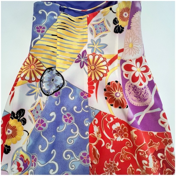 David Meister Floral Strapless Dress Size 8 - Picture 10 of 16